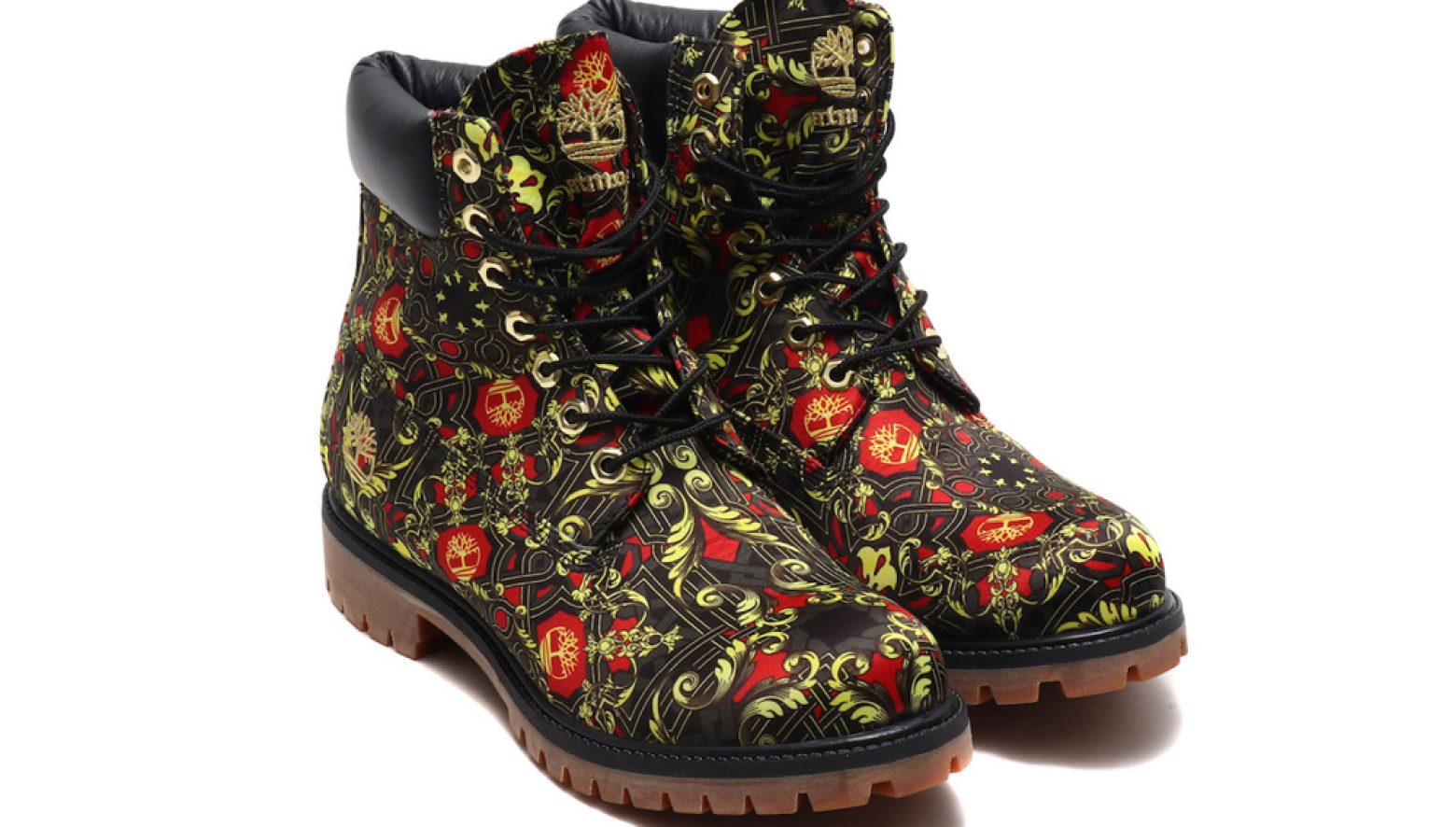 ティンバーランドの6インチブーツが総柄に！ アトモスとの斬新コラボ