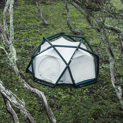 エアフレームテントのヘイムプラネットに、クリーンな2トーンカラーに