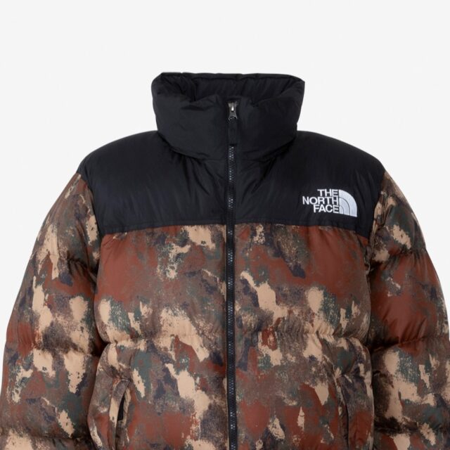 枯葉＆紅葉がモチーフの「秋のカモフラ柄」。今季のヌプシ、激アツ