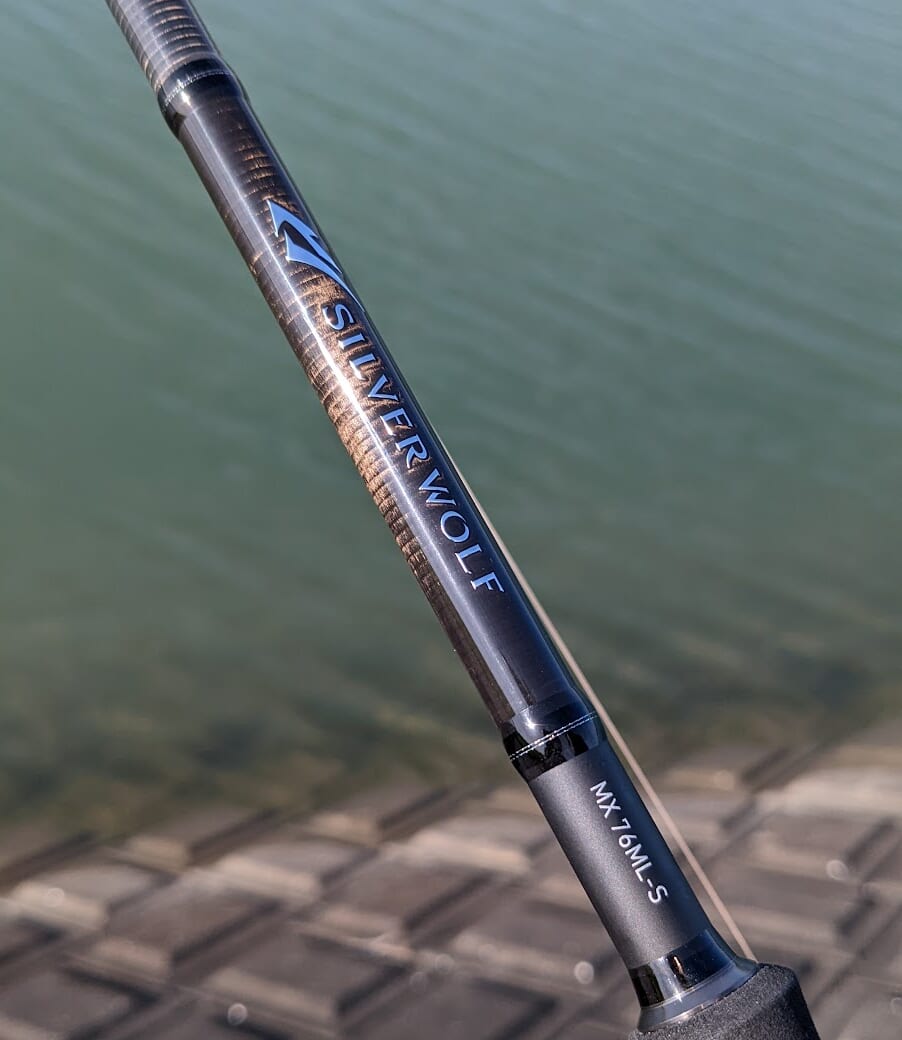 ダイワの新チニングロッドのスピニングモデル「シルバーウルフMX 76ML