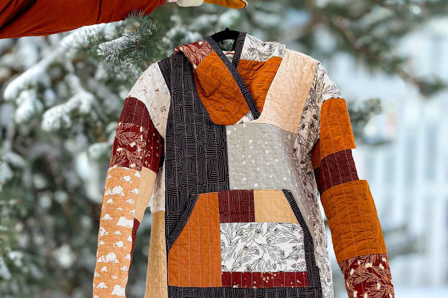 Quilted Hoodie - Paper Pattern – Wellspring Designs