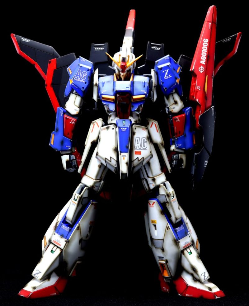 ガンプラ【HGUC Zガンダム】キットレビュー3 成形色仕上げ+