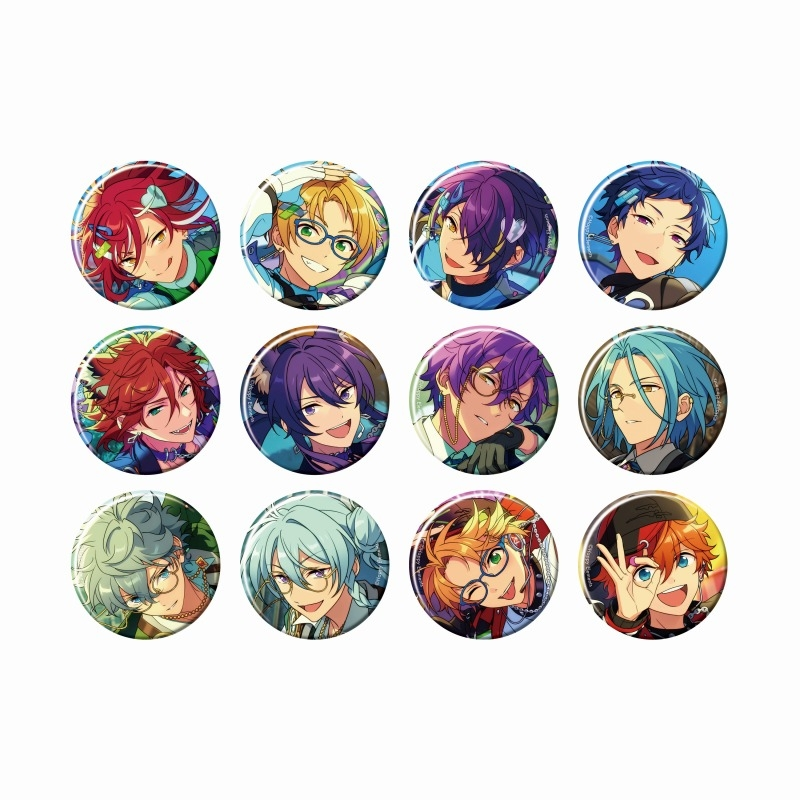 あんスタ 缶バッジ シャッフル缶 巴日和 43点 あんスタ 缶バッジ