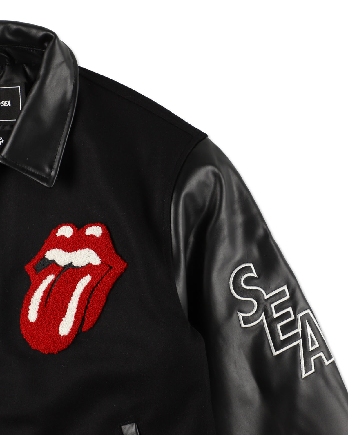 THE ROLLING STONES x WDS VARSITY JACKET – WIND AND SEA