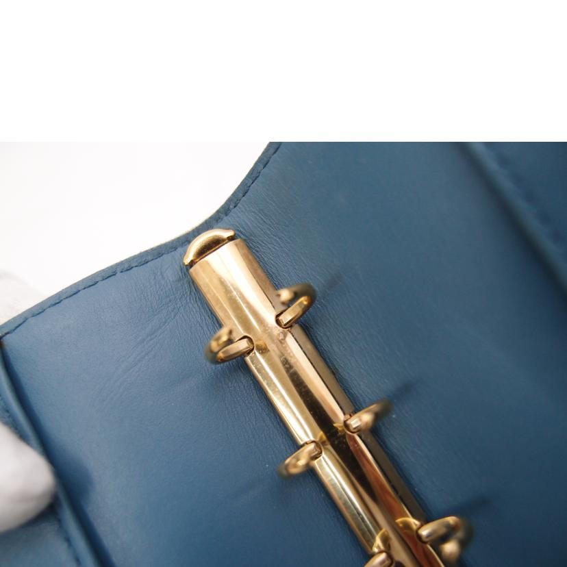 LOUIS VUITTON ルイ・ヴィトン ビトン 手帳カバー 青