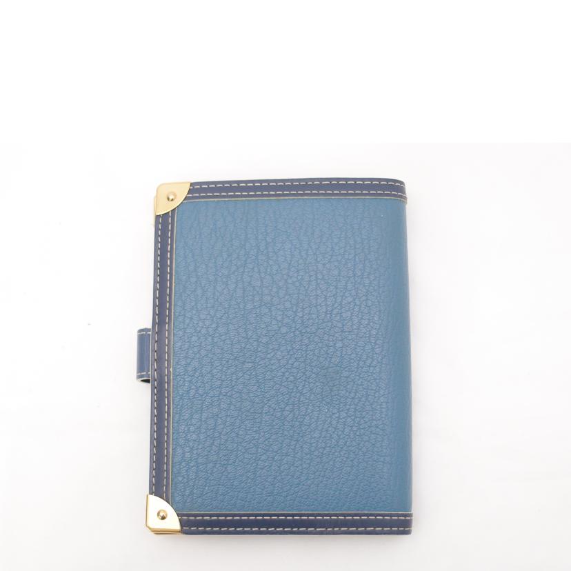 LOUIS VUITTON ルイ・ヴィトン ビトン 手帳カバー 青