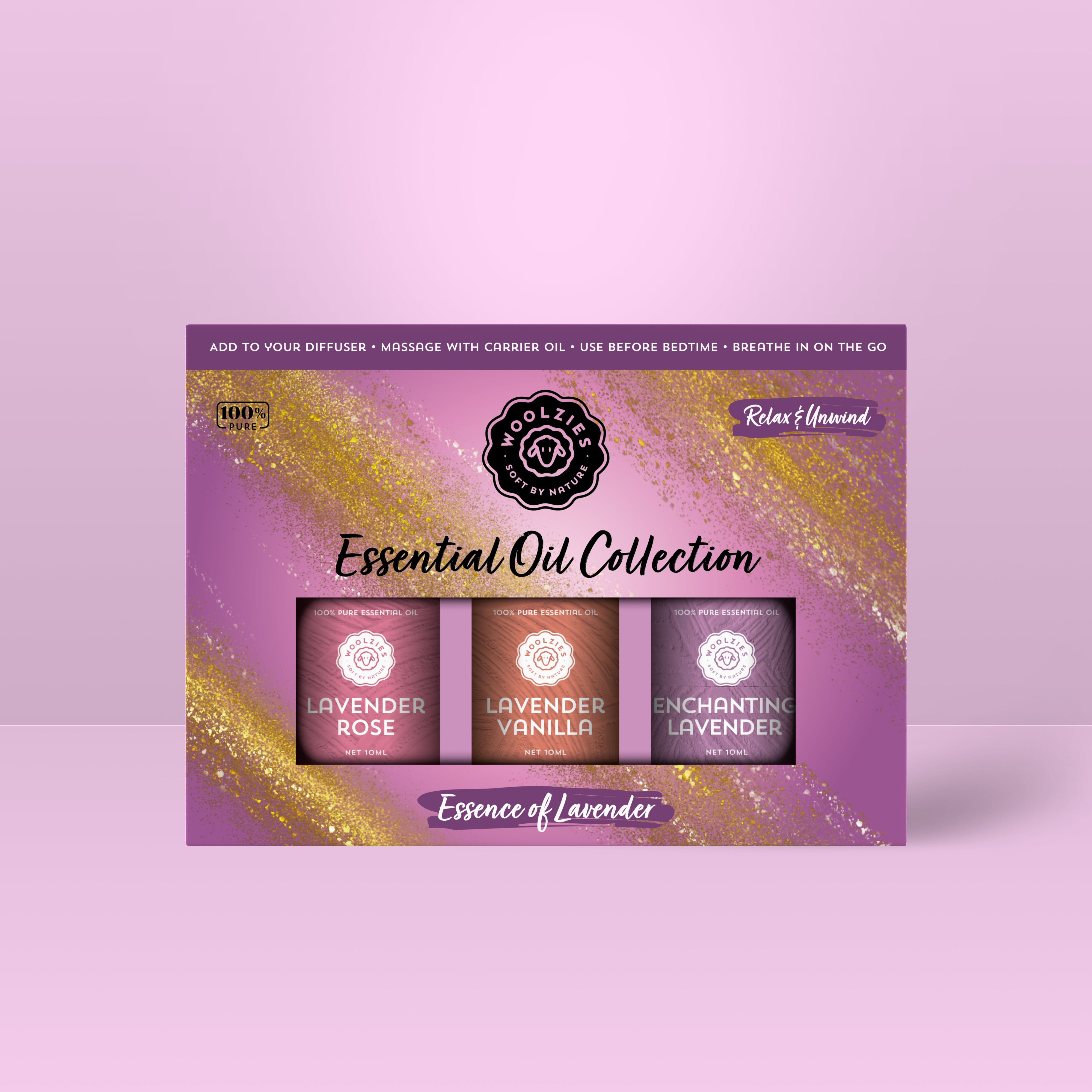 Essence of Lavender Essential Oil Collection- 3x10ml – Woolzies.com
