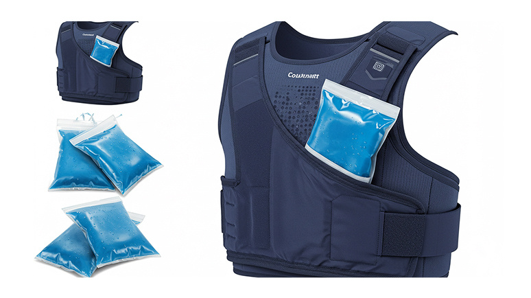 働くカラダを暑熱から守るペルチェ式水冷服「メディエイド アイシング