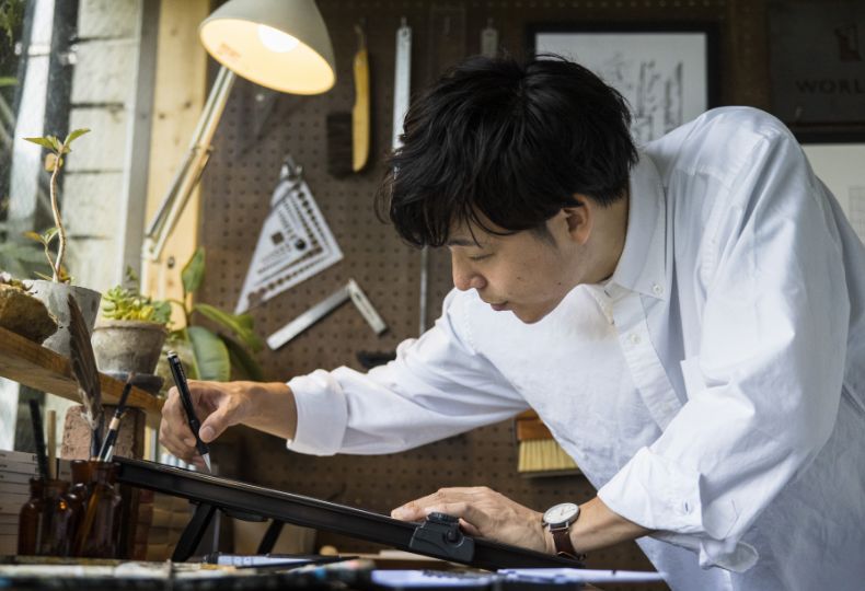 似顔絵作家：nokami|似顔絵ウェルカムボードのWORLD1（ワールドワン）