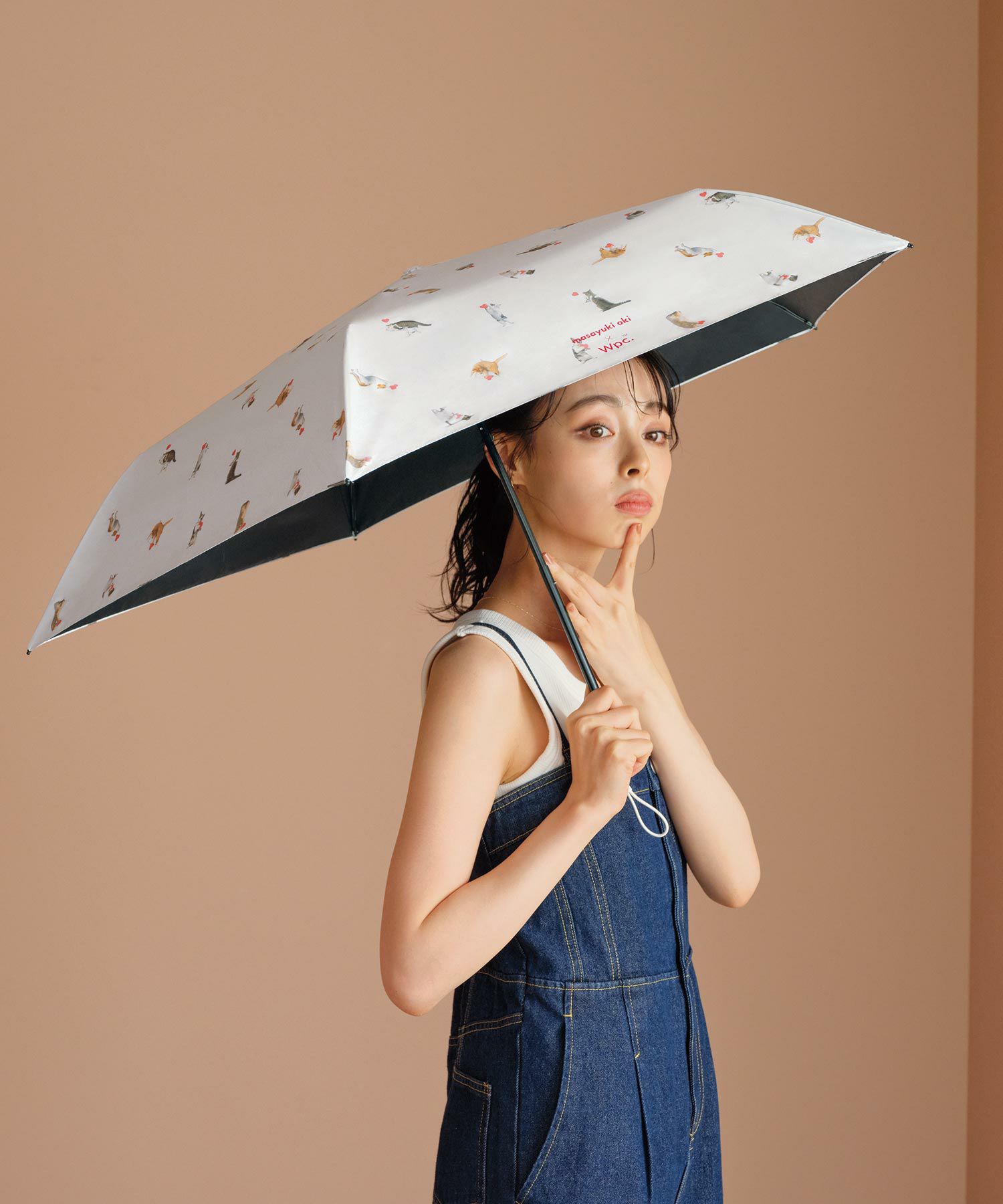 沖昌之× Wpc. 遮光軽量アンブレにゃん Wpc. ギフト対象 日傘