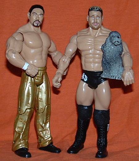 Kenzo Suzuki & Rene Dupree with Fifi | WrestlingFigs