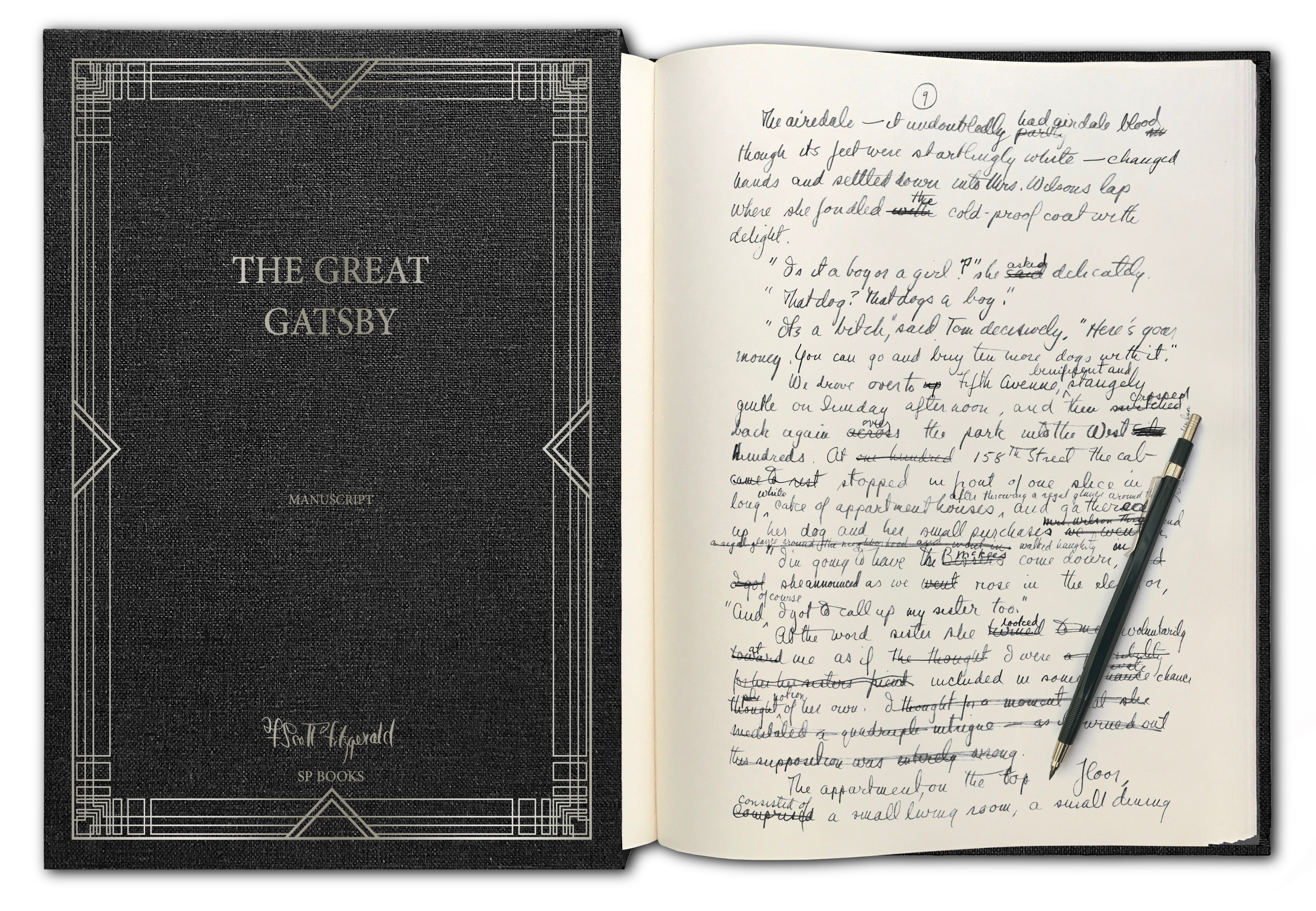 Exploring 'The Great Gatsby' in F. Scott Fitzgerald's Own Handwriting