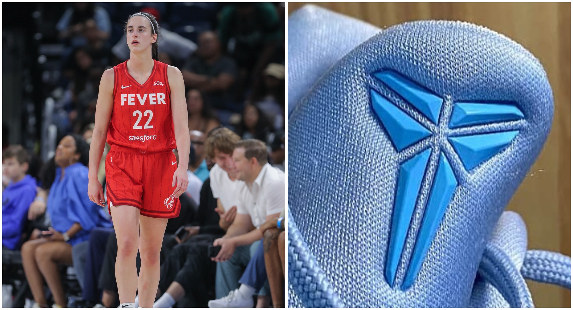 Caitlin Clark Nike Kobe 6 Protro PE Light Armory Blue IO3672-400