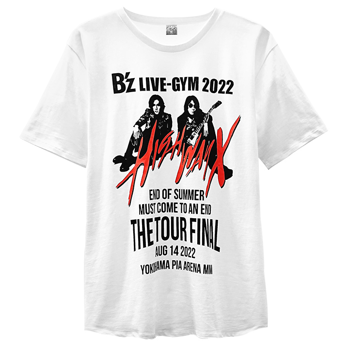 B'z LIVE-GYM 2022 -Highway X- ファイナルTシャツ受注販売 | サウウェブ
