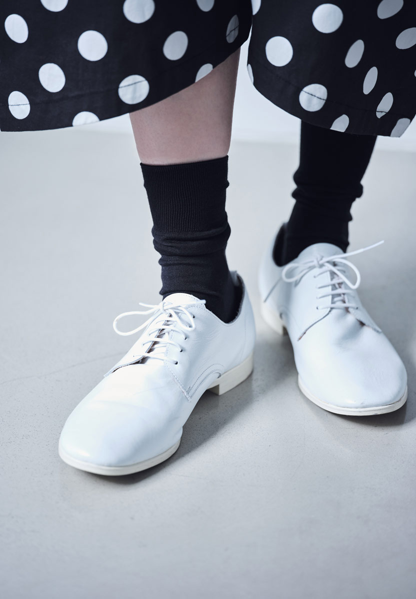 a. エードット 大橋歩さん ワンストップ2 レザーシューズ 23cm 黒 大橋