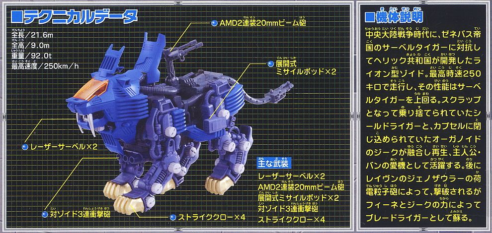 ゾイド ANIME 10th EDITION シールドライガー 【バン仕様