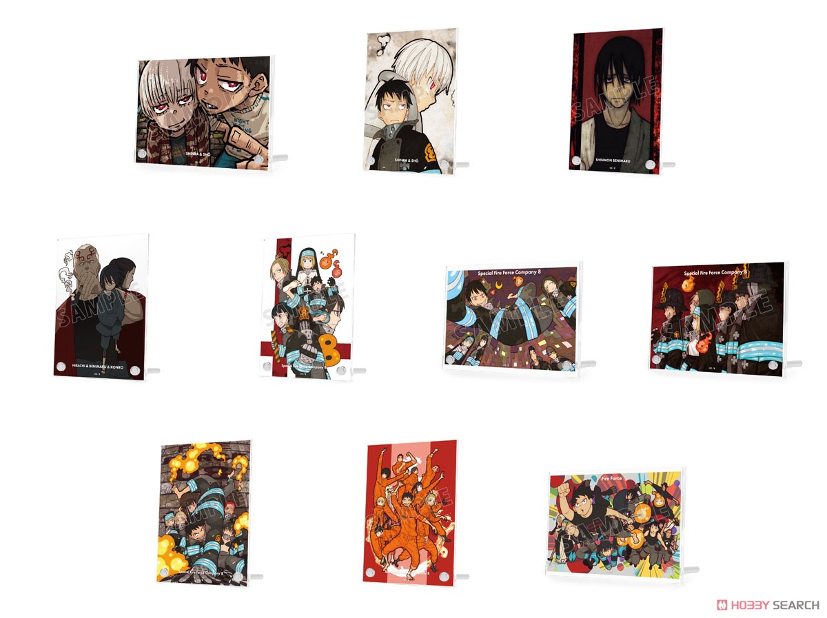 未開封 炎炎ノ消防隊 新門紅丸＆相模屋紺炉 キャラファイングラフ