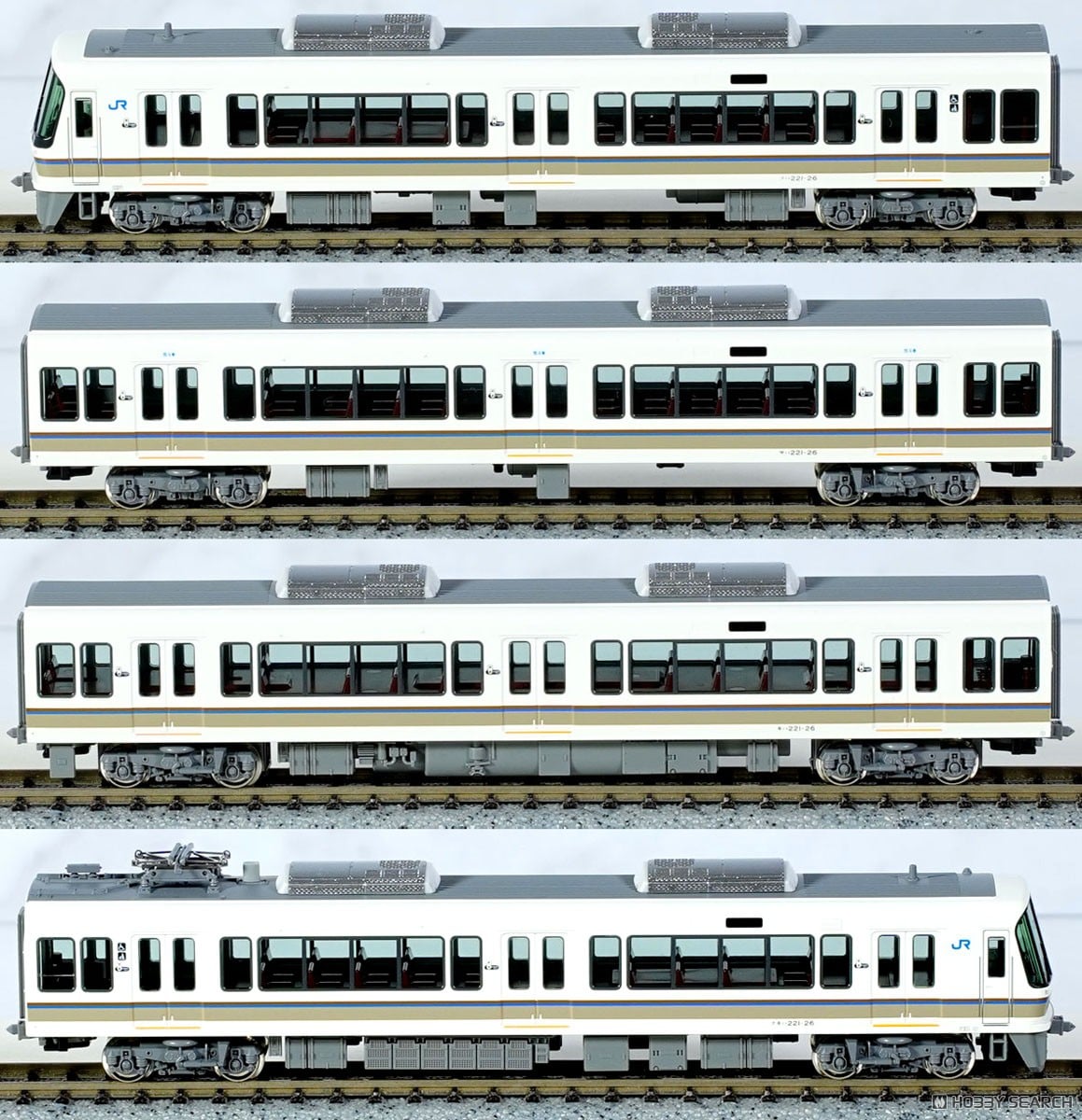 221系リニューアル車 ＜大和路快速＞ 基本セット(4両) (基本・4両
