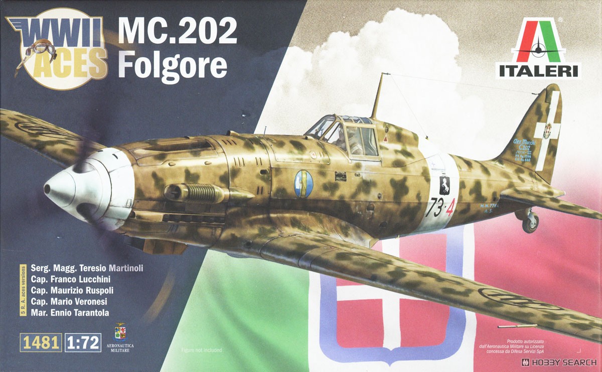 廃番モデル】WWIIイタリア 微妙なイタリア空軍セット 1/72 ※分売不可