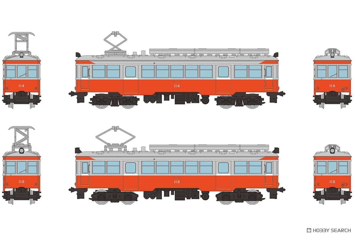 鉄道コレクション 箱根登山電車 モハ3形 (114＋115) 2両セット (2両