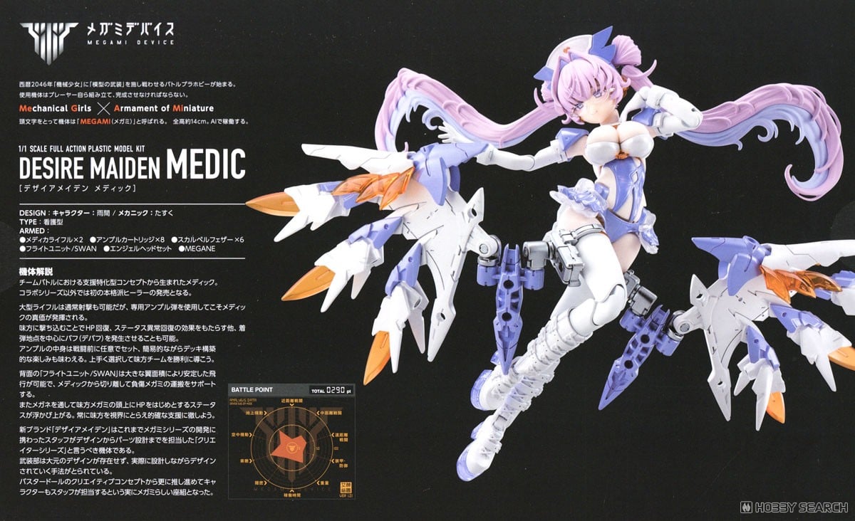 デザイアメイデン メディック (プラモデル) - ホビーサーチ ガンプラ他