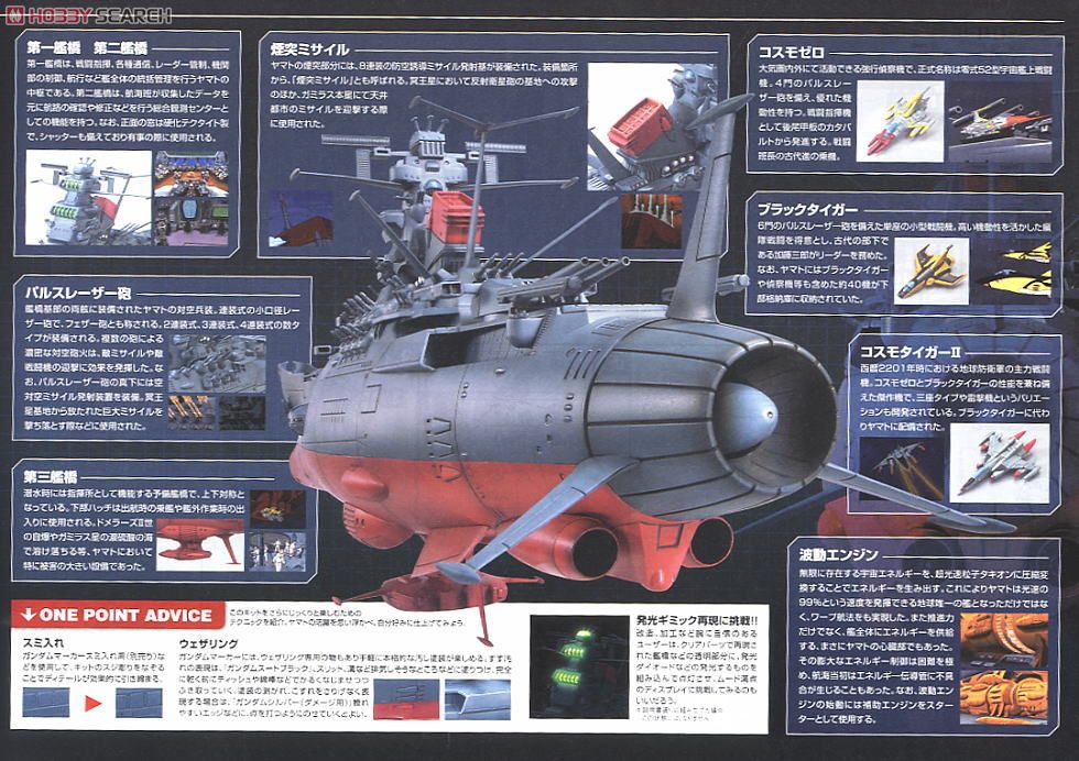 宇宙戦艦ヤマト (1/500) (プラモデル) - ホビーサーチ ガンプラ他