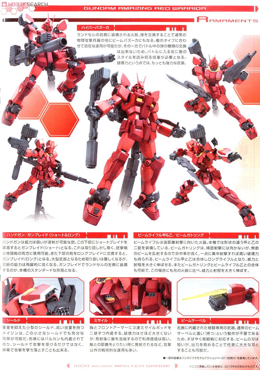 ガンダムアメイジングレッドウォーリア (MG) (ガンプラ) - ホビー