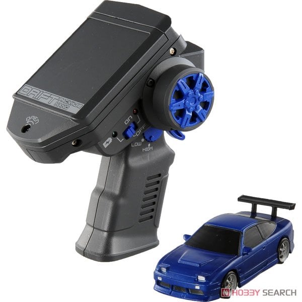ドリフトパッケージナノ 01 日産 180SX ブルー (ラジコン) - ホビー