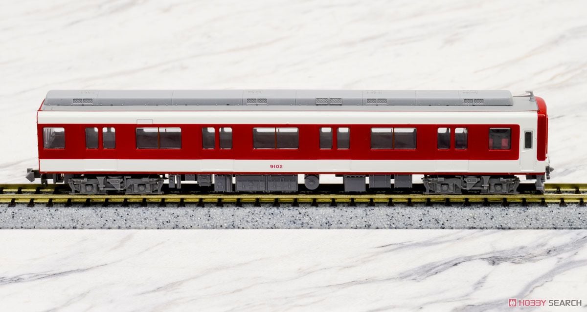 近鉄 9000系・京都・奈良線・増結用・白+マルーン・帯付 (2両セット