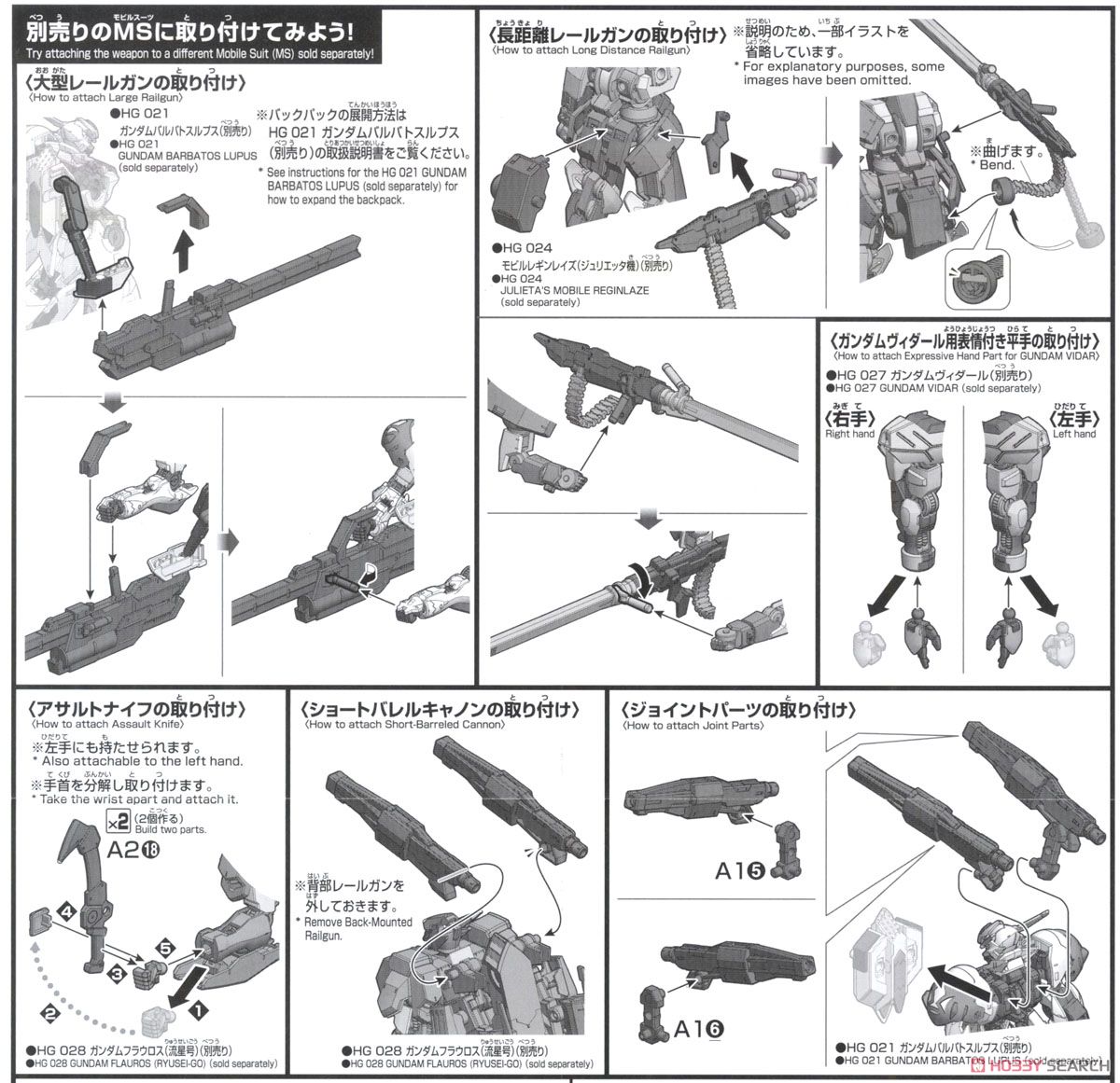 MSオプションセット7 (HG) (ガンプラ) - ホビーサーチ ガンプラ他