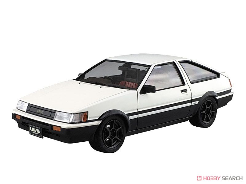 トヨタ AE86 レビン `83 (ホワイト/ブラック) (プラモデル) - ホビー