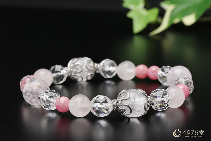 クンツァイト・インカローズ・ローズクォーツ ブレスレット ｜ 天然石