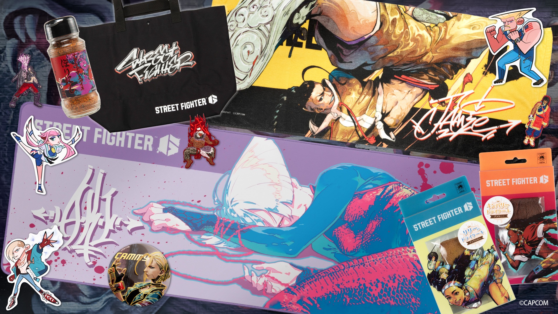STREET FIGHTER 6」GRAPHTコラボ新作アイテムの予約受付を開始