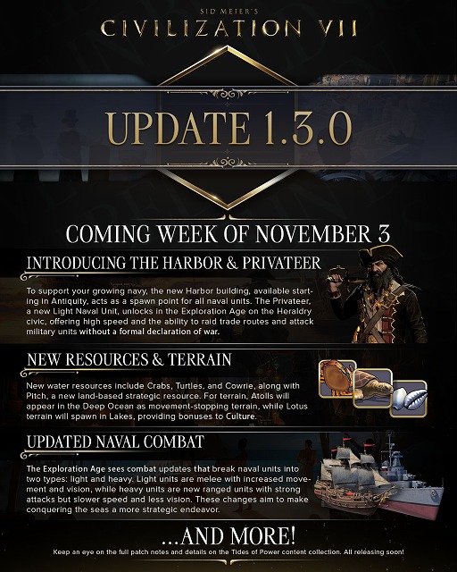 Civilization VII」新コンテンツコレクション「力の潮流」を11月4日に