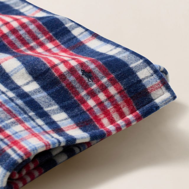 RALPH LAUREN HOME(ラルフ ローレン ホーム) ハーフブランケット(NAVY
