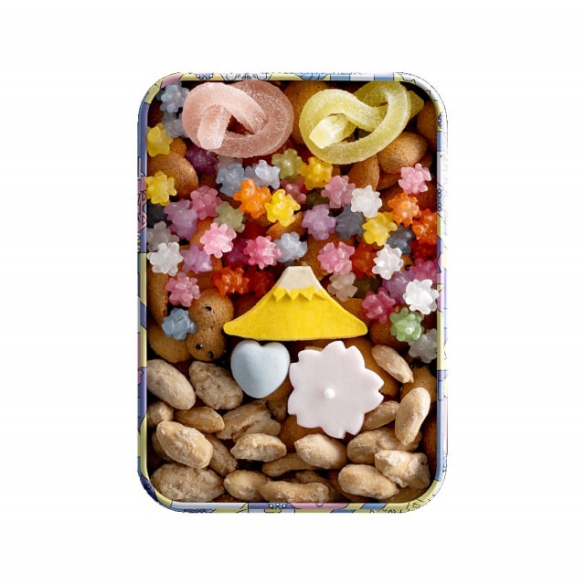 銀座菊廼舎(きくのや) 登録商標 冨貴寄(ふきよせ) 135周年限定缶 春の