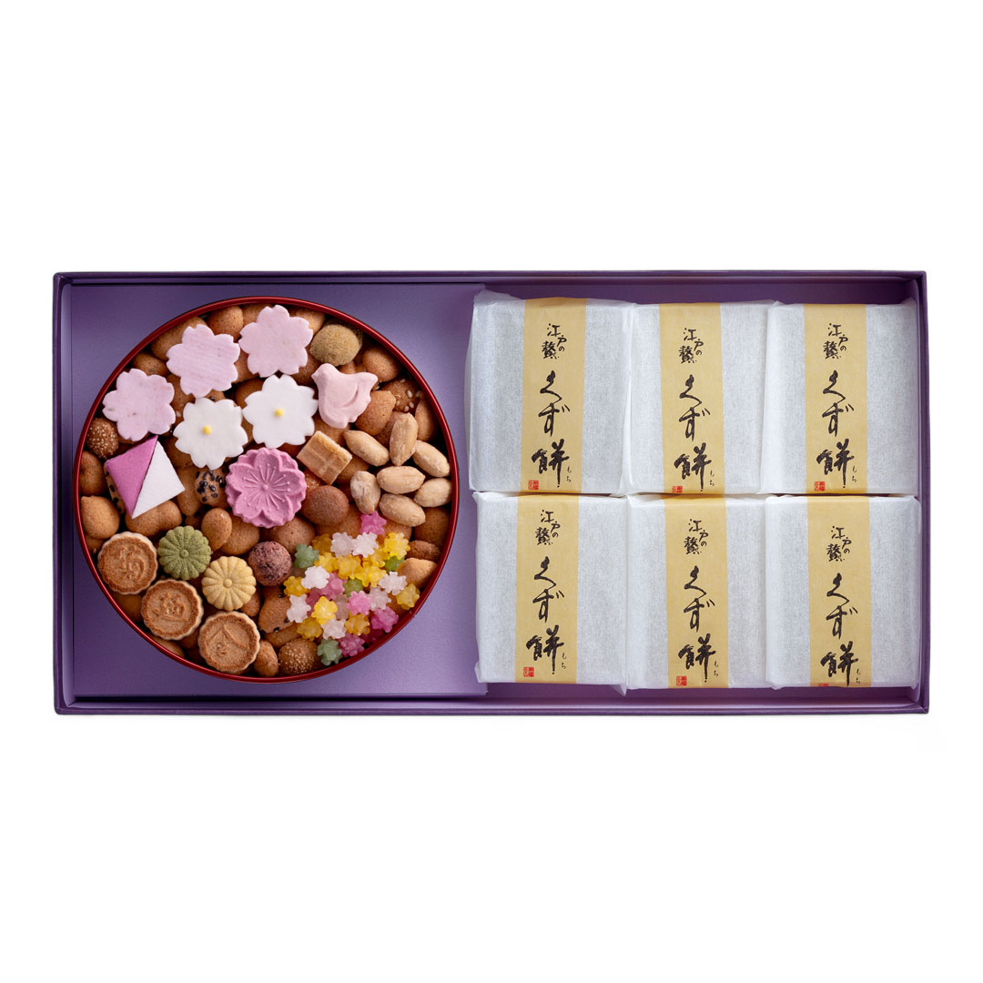 銀座菊廼舎(きくのや) 登録商標 冨貴寄(ふきよせ) 桜色くず餅 【風呂敷