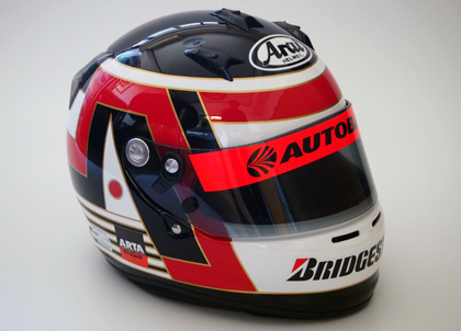 Driver Helmet - Aguri Suzuki - Arta(Autobacs Racing Team Aguri