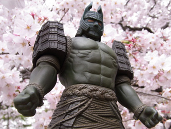 彩色済ソフビフィギュア 大魔神カノン ブジンサマ [大魔神カノン