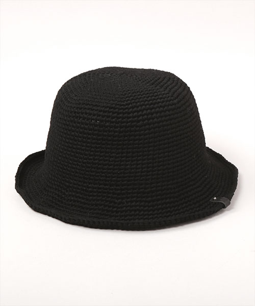 COTTON HAND-KNIT CROCHE 6(ONESIZE LIGHT GRAY): ハット帽子通販