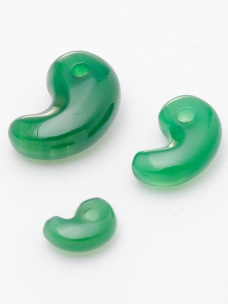 古代型勾玉（Lサイズ）(GREEN AGATE): 『岩座(いわくら)』公式通販