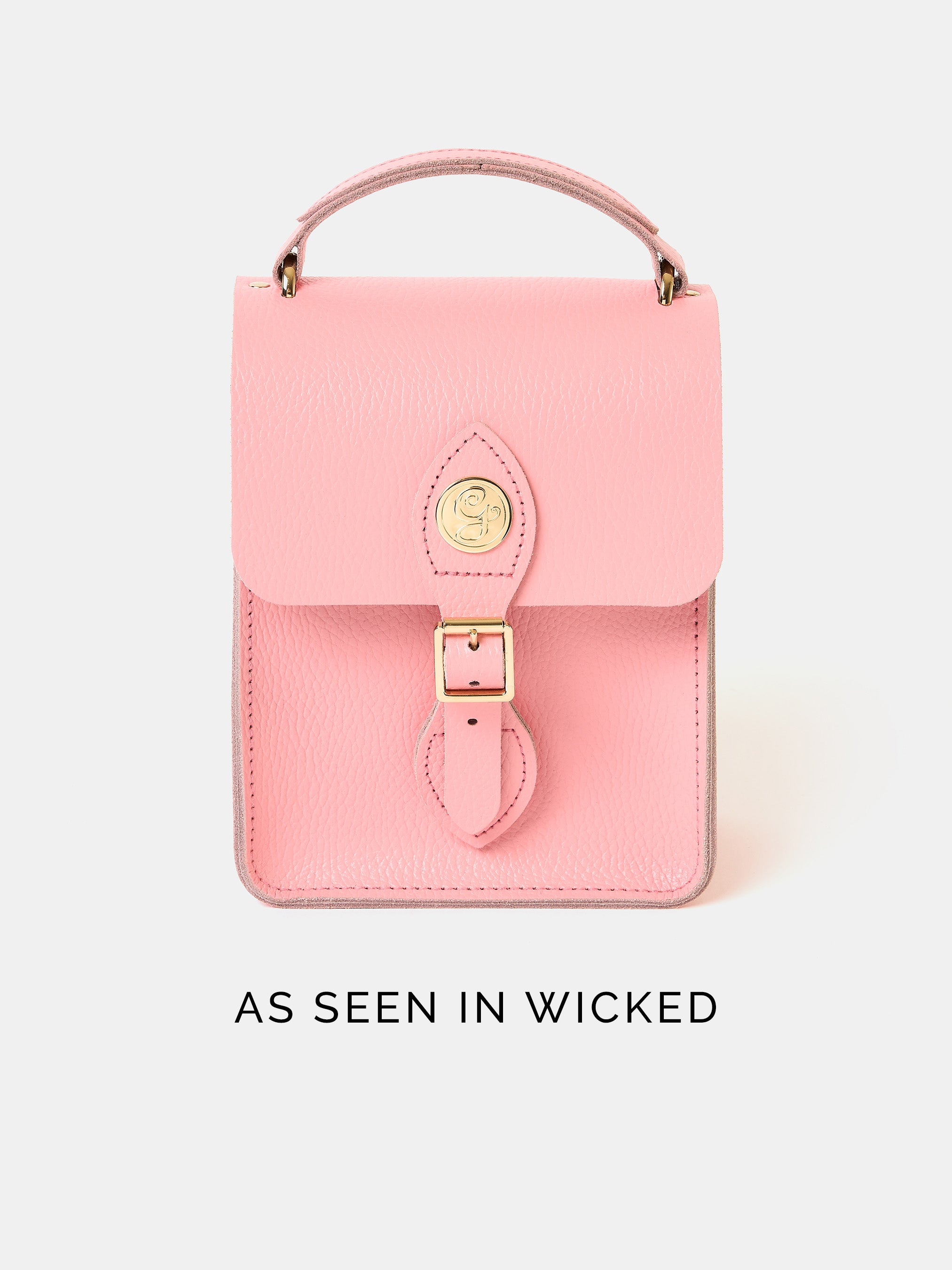 Binocular Crossbody Pink Bag - Popular Pink Celtic with 'G' Plate
