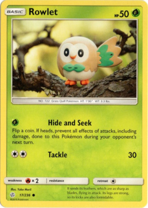 モクロー 海外版 英語版 Rowlet - 17/236 -【Card Chicken】