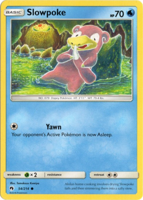 ヤドン 海外版 英語版 Slowpoke - 54/214 -【Card Chicken】