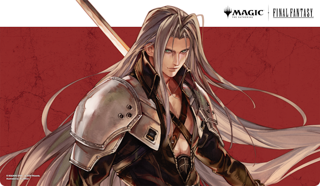 プレイマット『威名のソルジャー、セフィロス(キャラクターボーダー