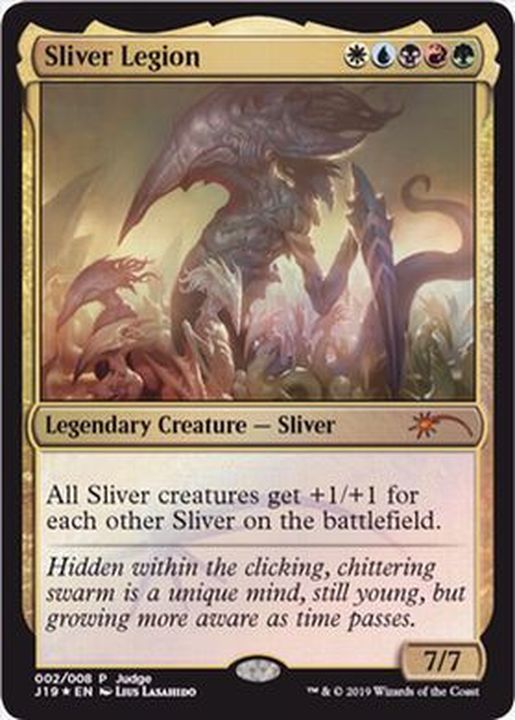 EX+](FOIL)スリヴァー軍団/Sliver Legion《英語》【Judge Promos】