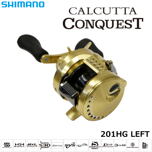 シマノ(SHIMANO) 21 カルカッタコンクエスト 201HG カルカッタコン