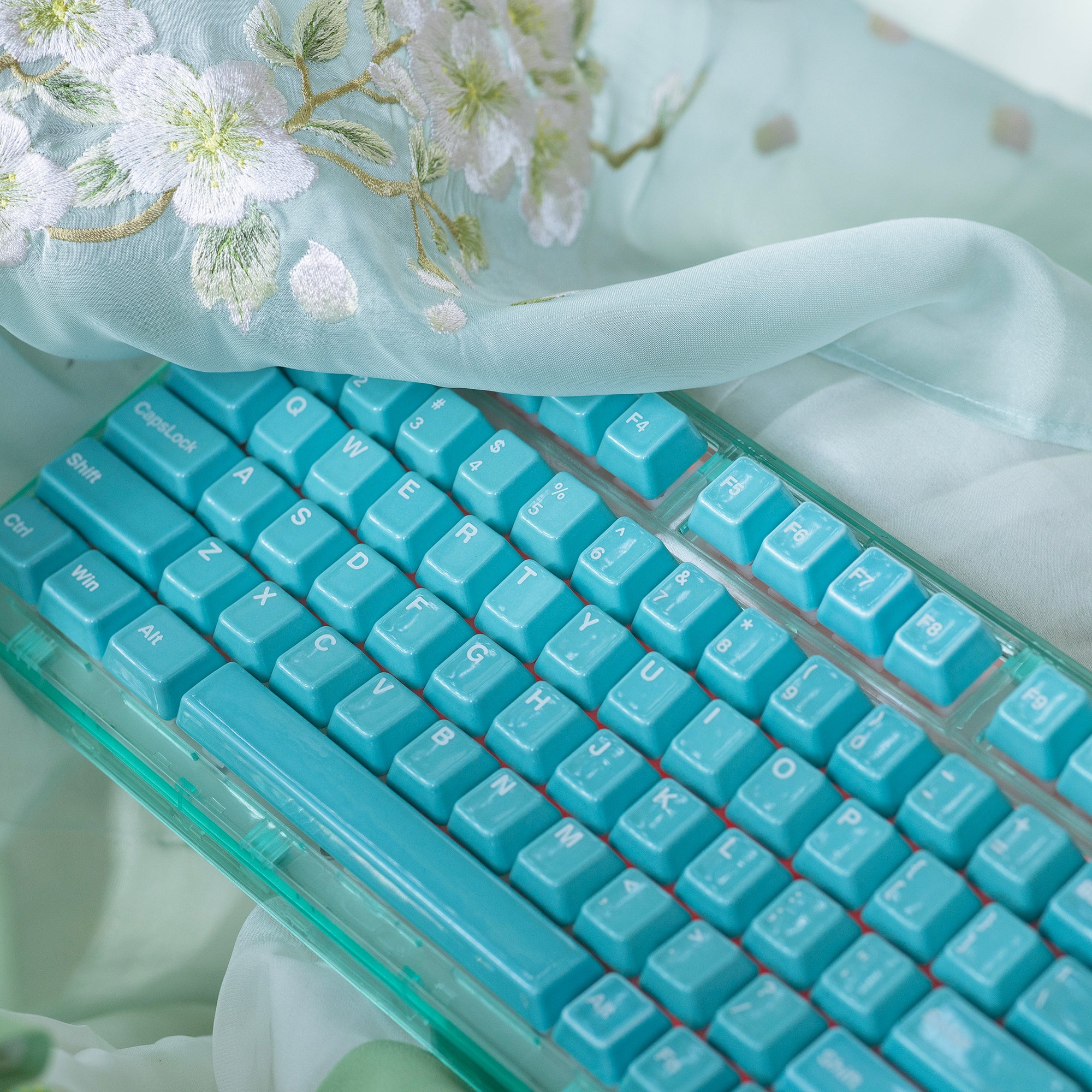 Canal Blue Keycaps | Cerakey
