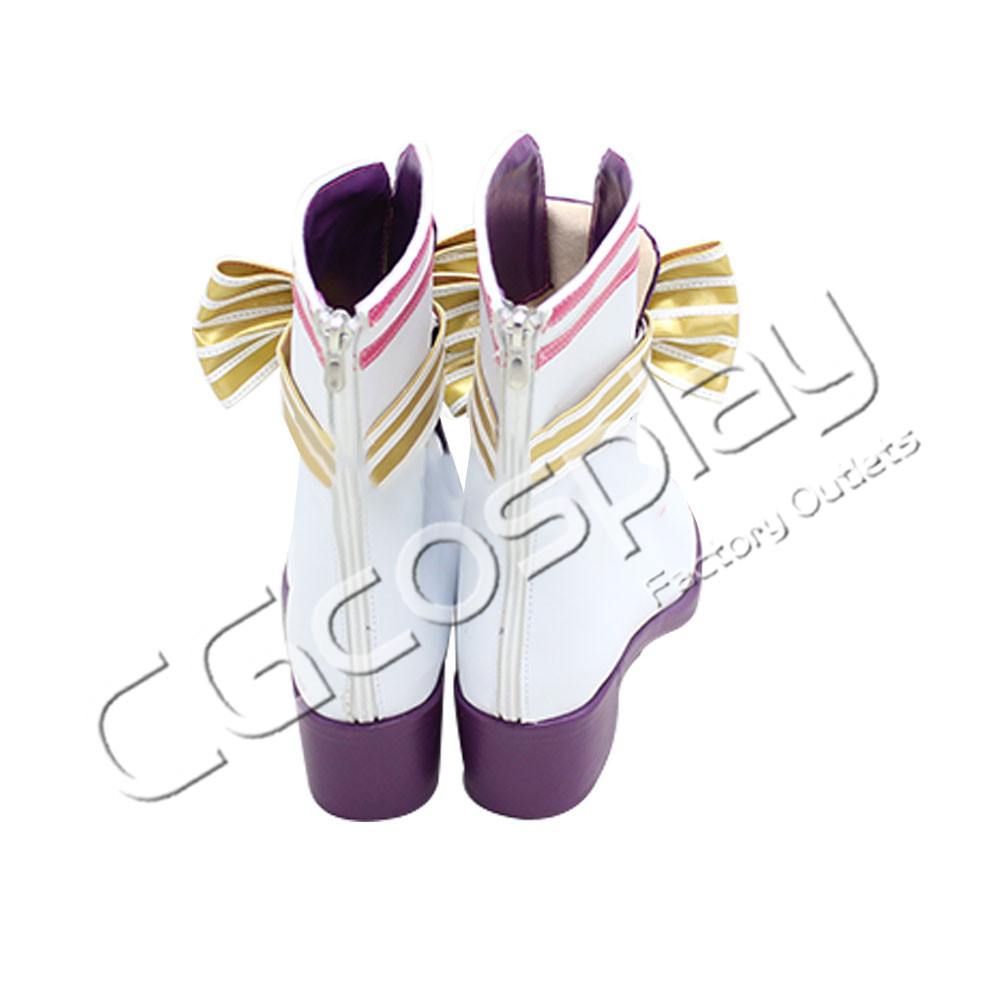プリパラ スーパーサイリウムコーデ 紫京院ひびき コスプレ靴/ブーツ