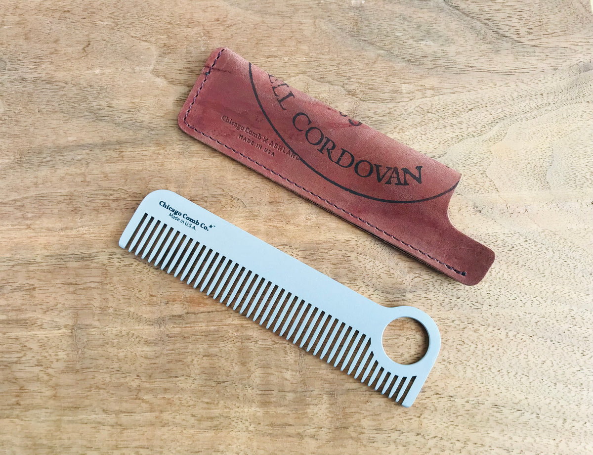 Chicago Comb x Horween Leather Sheath Sets